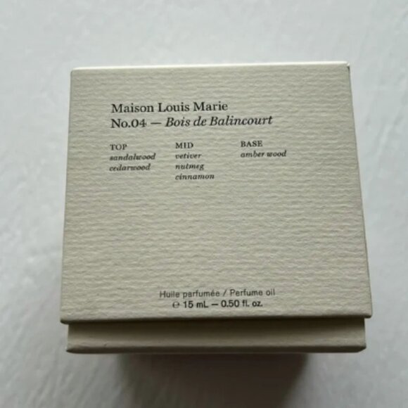Maison Louis Marie No.04 Bois de Balincourt Perfume Oil Sealed - Picture 1 of 2